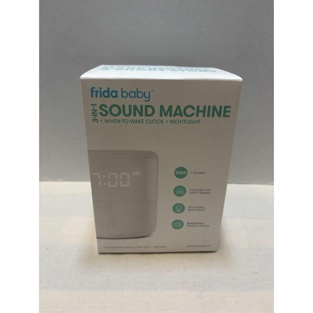 Frida Baby 3-in-1 Bluetooth Sound Machine + Sleep Trainer + Nightlight NEW